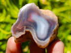 Polished One Side Red Shashe River Agate Nodules x 35 From Shashe River, Zimbabwe - Toprock Gemstones and Minerals 