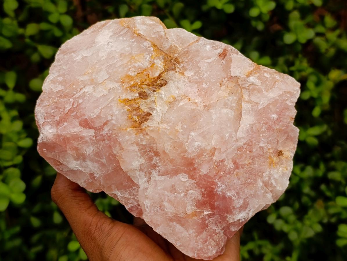 Natural Cobbed Rose Quartz Specimens x 4 From Northern Cape, South Africa - Toprock Gemstones and Minerals 