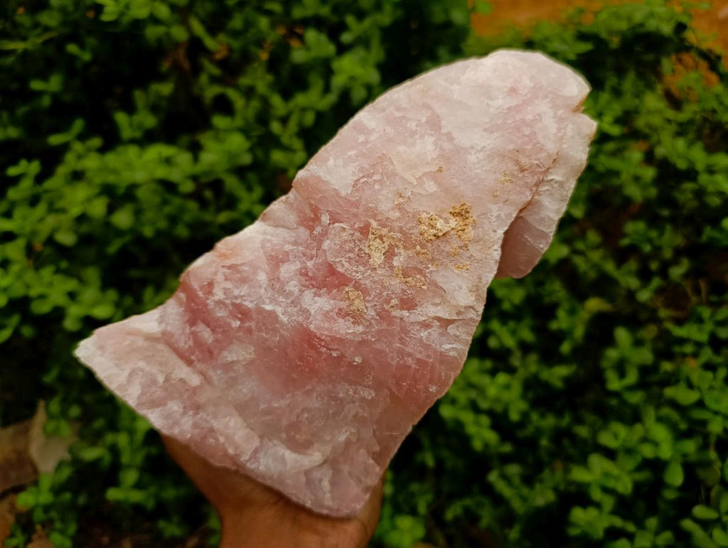 Natural Cobbed Rose Quartz Specimens x 4 From Northern Cape, South Africa - Toprock Gemstones and Minerals 