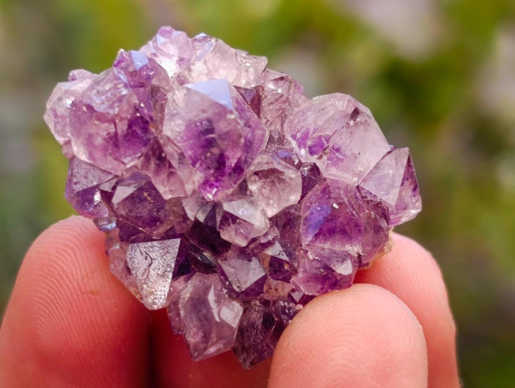 Natural Dark Purple Amethyst Quartz Crystal Plates x 72 From Boekenhouthoek, South Africa - Toprock Gemstones and Minerals 