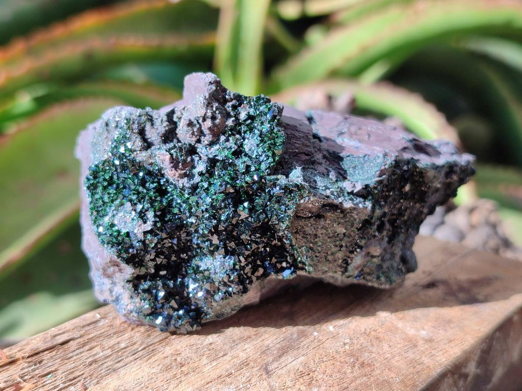 Natural Libethenite Crystals on Dolomite Matrix Specimens x 6 From Shituru, Congo - Toprock Gemstones and Minerals 