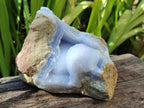 Natural Blue Lace Agate Specimens x 2 From Nsanje, Malawi