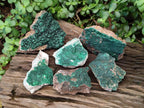 Natural Botryoidal Malachite Specimens x 6 From Congo