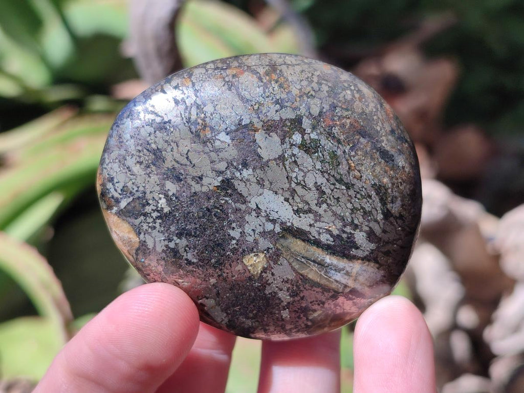 Polished Basalt Pharaoh Stone Galets x 24 From Iron Duke Mine, Zimbabwe