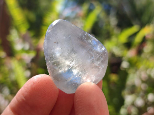 Polished Blue Celestite Free Forms x 70 From Sakoany, Madagascar