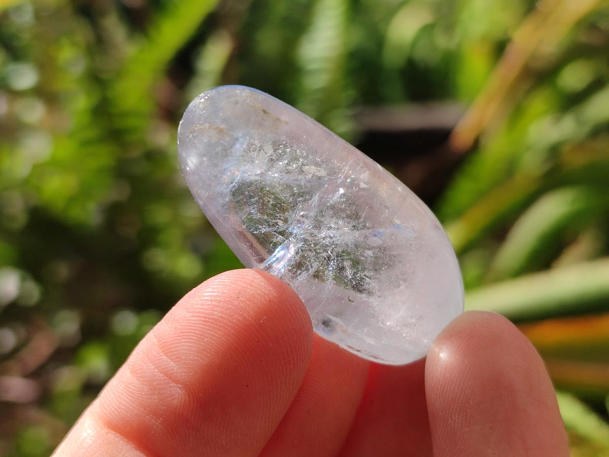 Polished Blue Celestite Free Forms x 70 From Sakoany, Madagascar