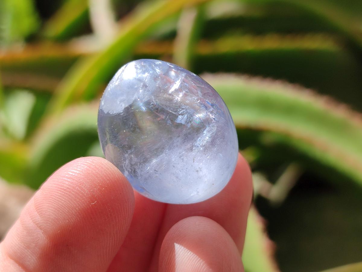 Polished Blue Celestite Free Forms x 70 From Sakoany, Madagascar