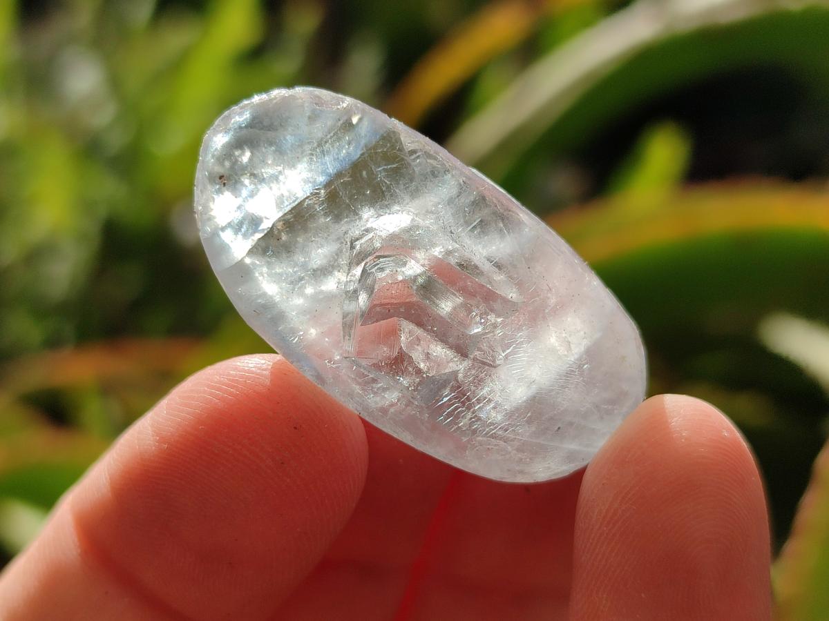 Polished Blue Celestite Free Forms x 70 From Sakoany, Madagascar