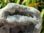 Natural Blue Celestite Geode Cluster Specimens x 2 From Sakoany, Madagascar