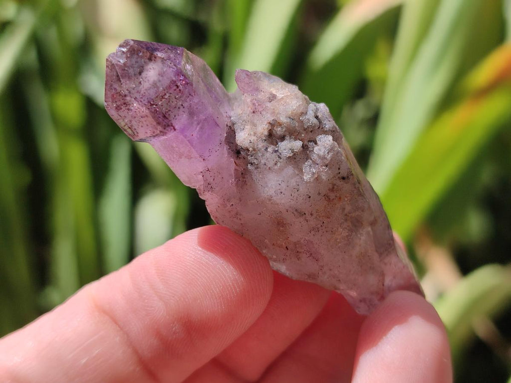 Natural Smokey Chiredzi Amethyst Crystals x 12 From Chiredzi, Zimbabwe