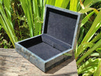 Hand Made Dumortierite Jewellery Box x 1 From Mozambique - Toprock Gemstones and Minerals 