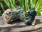 Natural Crystalline Malachite Specimens x 2 From Tenke Fungurume, Congo - Toprock Gemstones and Minerals 
