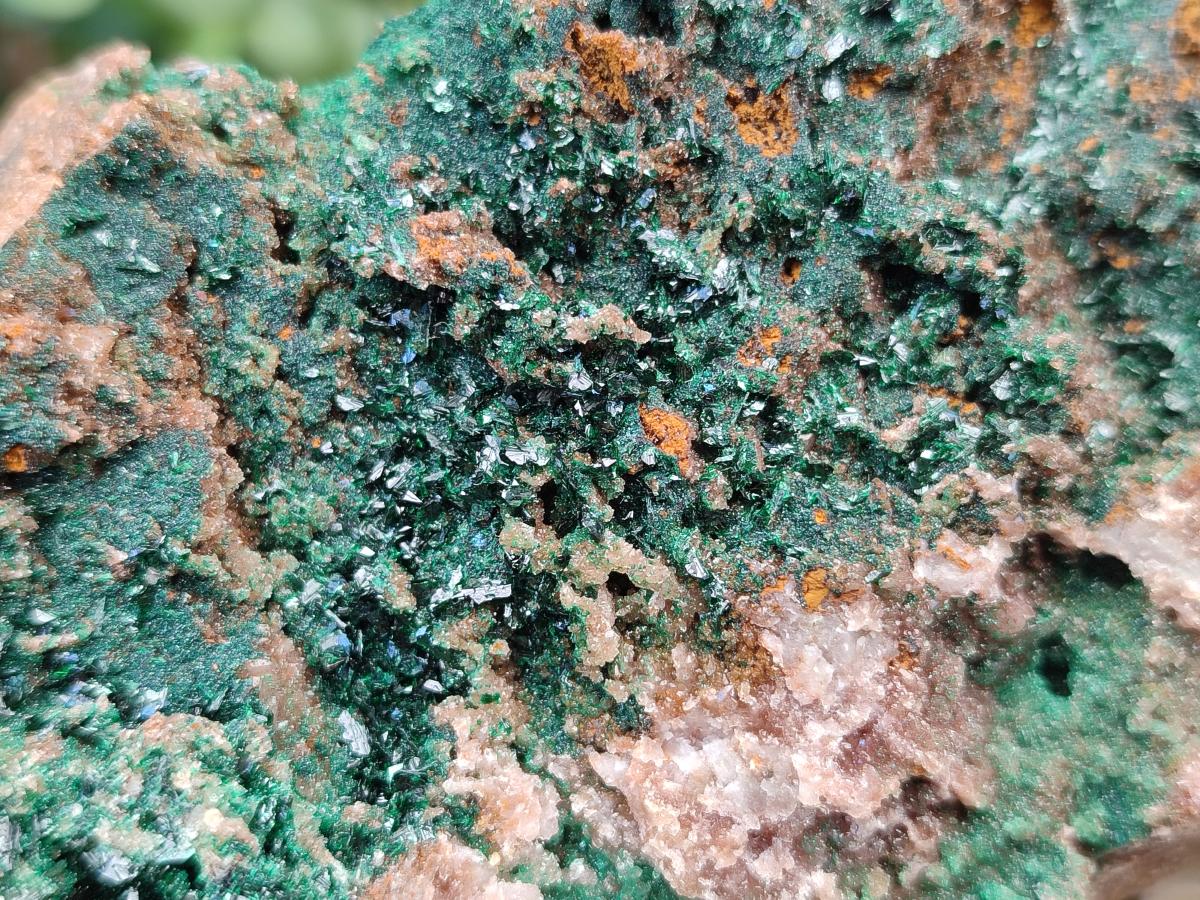 Natural Crystalline Malachite Specimens x 2 From Tenke Fungurume, Congo - Toprock Gemstones and Minerals 