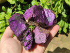 Natural Metallic Cobbed Purpurite Specimens x 12 From Erongo, Namibia - Toprock Gemstones and Minerals 