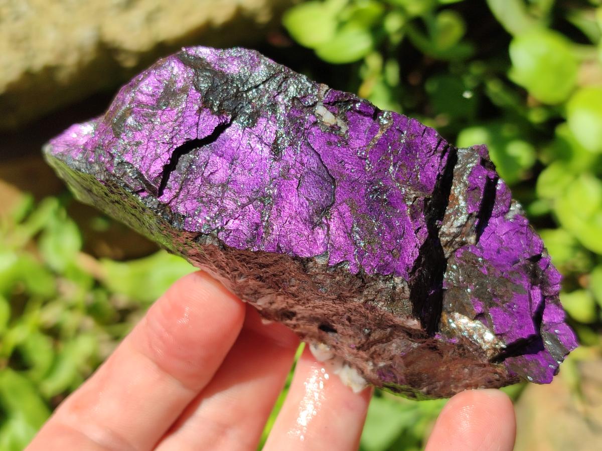 Natural Metallic Cobbed Purpurite Specimens x 12 From Erongo, Namibia - Toprock Gemstones and Minerals 