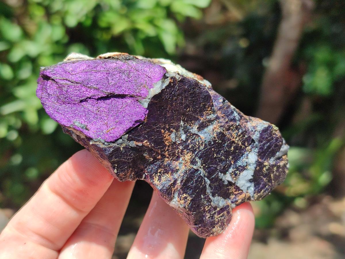 Natural Metallic Cobbed Purpurite Specimens x 12 From Erongo, Namibia - Toprock Gemstones and Minerals 