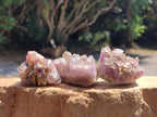 Natural Rare Amethyst Asylum Quartz Clusters x 35 From Luena, Congo - Toprock Gemstones and Minerals 