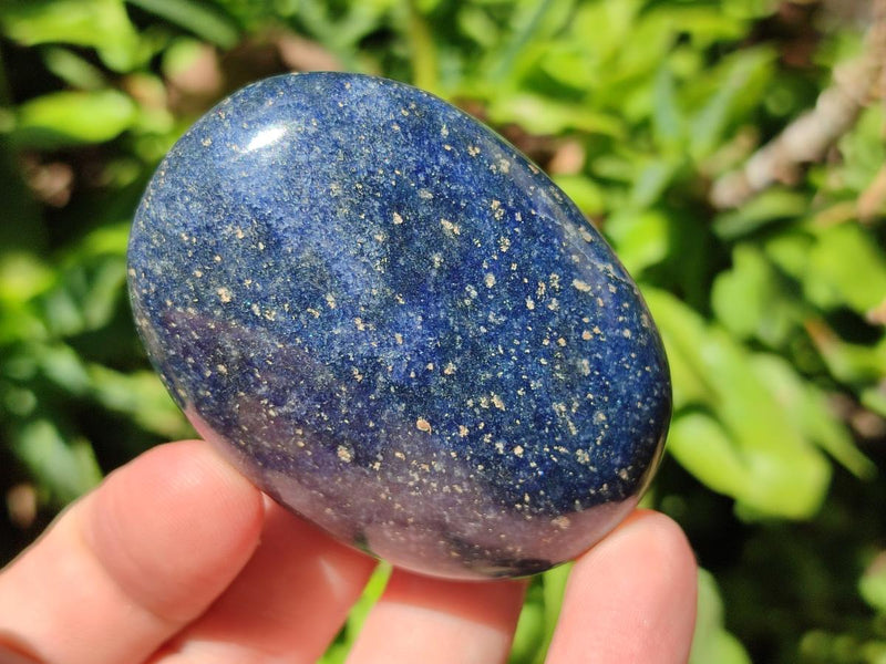 Polished Lazulite Galets x 24 From Madagascar - Toprock Gemstones and Minerals 