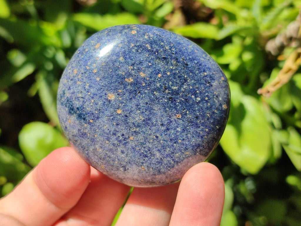 Polished Lazulite Galets x 24 From Madagascar - Toprock Gemstones and Minerals 