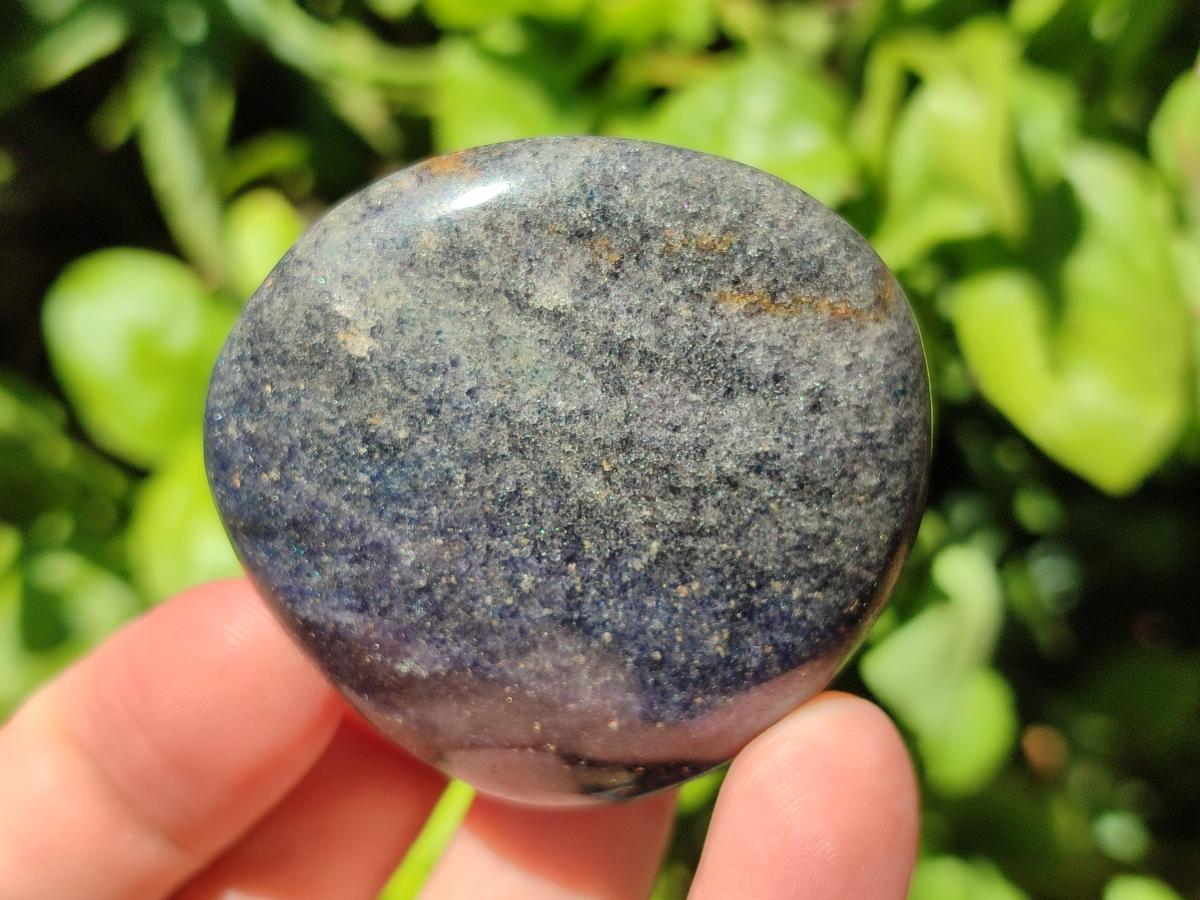 Polished Lazulite Galets x 24 From Madagascar - Toprock Gemstones and Minerals 