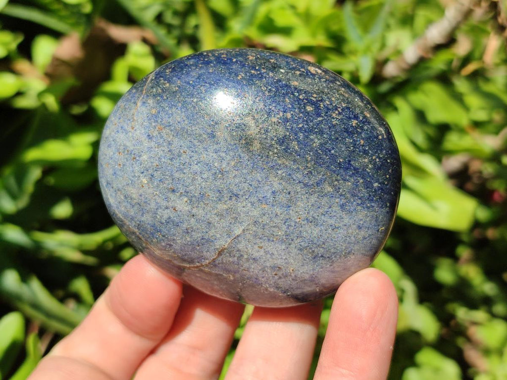 Polished Lazulite Galets x 24 From Madagascar - Toprock Gemstones and Minerals 