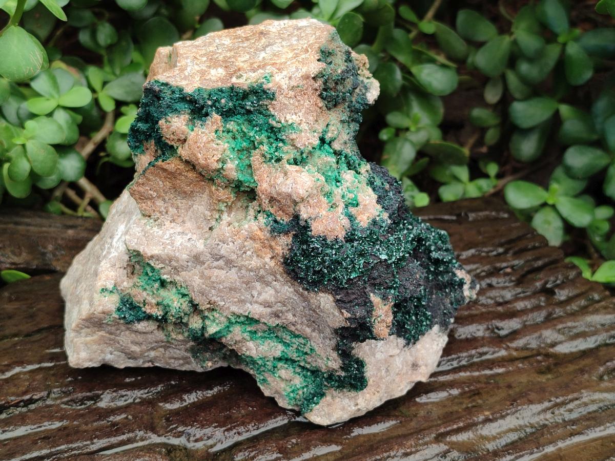 Natural Large Crystalline Malachite Specimen x 1 From Tenke Fungurume, Congo - Toprock Gemstones and Minerals 