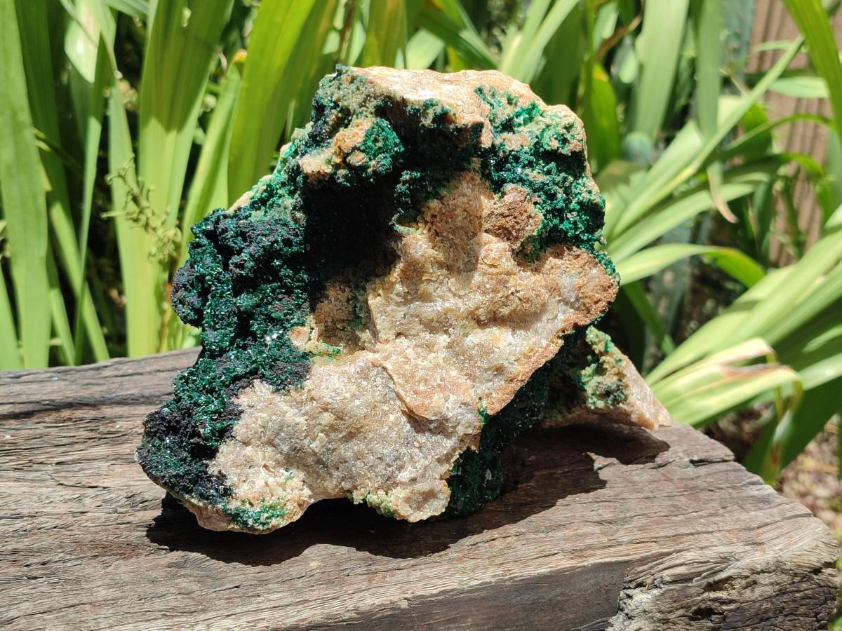 Natural Large Crystalline Malachite Specimen x 1 From Tenke Fungurume, Congo - Toprock Gemstones and Minerals 