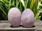 Polished Gemmy Rose Quartz Standing Free Forms x 2 From Madagascar - Toprock Gemstones and Minerals 