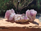 Natural Rare Amethyst Asylum Quartz Clusters x 12 From Luena, Congo - Toprock Gemstones and Minerals 