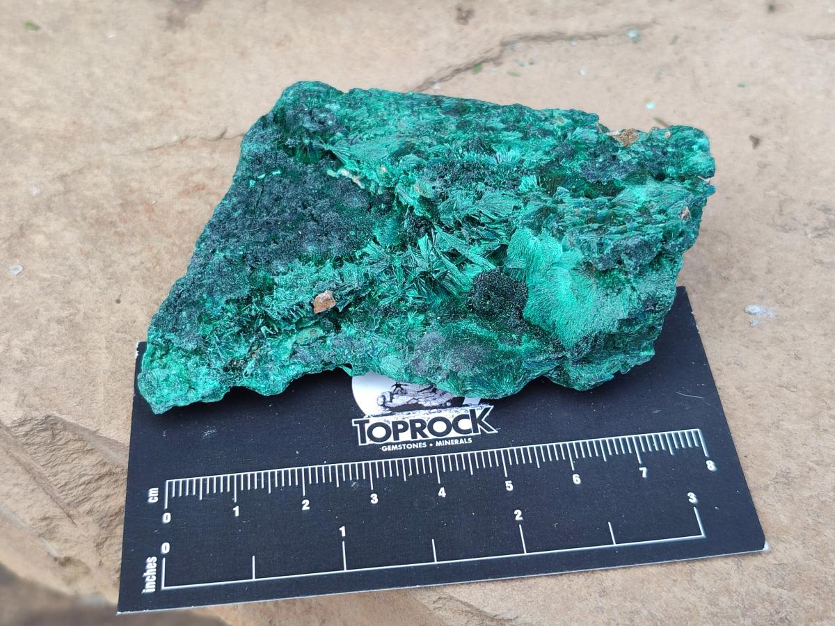 Natural Silky Malachite Specimens x 6 From Kasompe, Congo - Toprock Gemstones and Minerals 