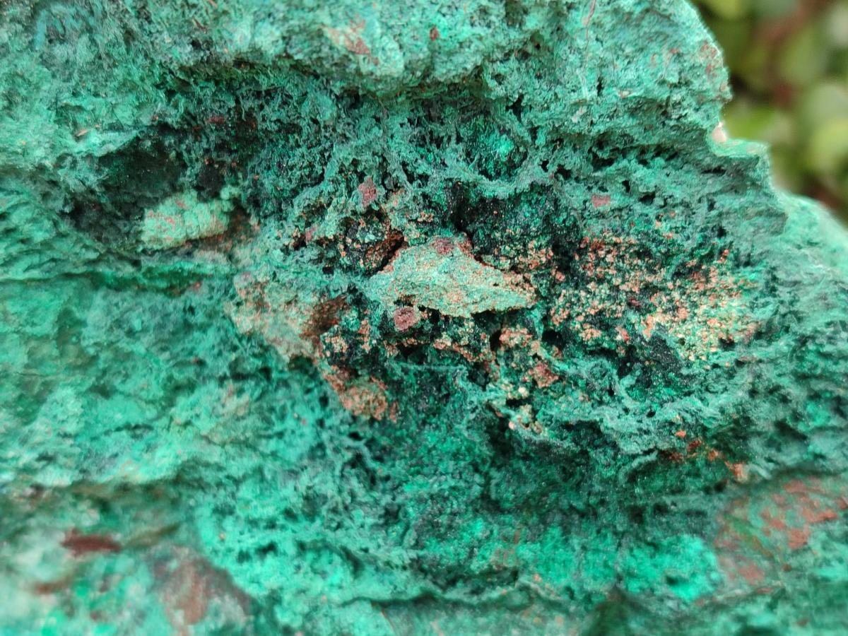 Natural Cobbed Large Shattuckite, Malachite, Chrysocolla and Azurite Specimen x 1 From Kaokoveld, Namibia - Toprock Gemstones and Minerals 