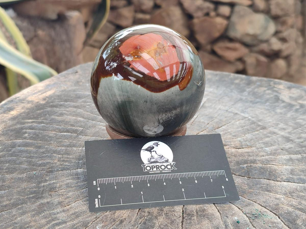 Polished Polychrome Jasper Spheres x 3 From NW Coast, Madagascar - Toprock Gemstones and Minerals 