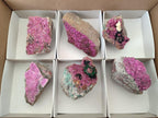 Natural Salrose Cobaltion Dolomite Specimens with Silky Malachite Crystals x 6 From Kakanda, Congo - Toprock Gemstones and Minerals 