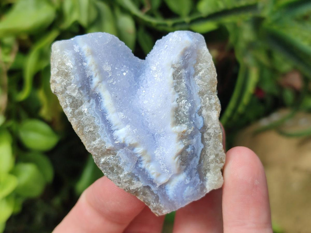 Natural Blue Lace Agate Geode Specimens x 24 From Nsanje, Malawi - Toprock Gemstones and Minerals 