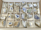 Natural Blue Lace Agate Geode Specimens x 24 From Nsanje, Malawi - Toprock Gemstones and Minerals 