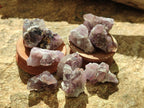 Natural Rare Small Amethyst Asylum Quartz Clusters x 70 From Luena, Congo - Toprock Gemstones and Minerals 