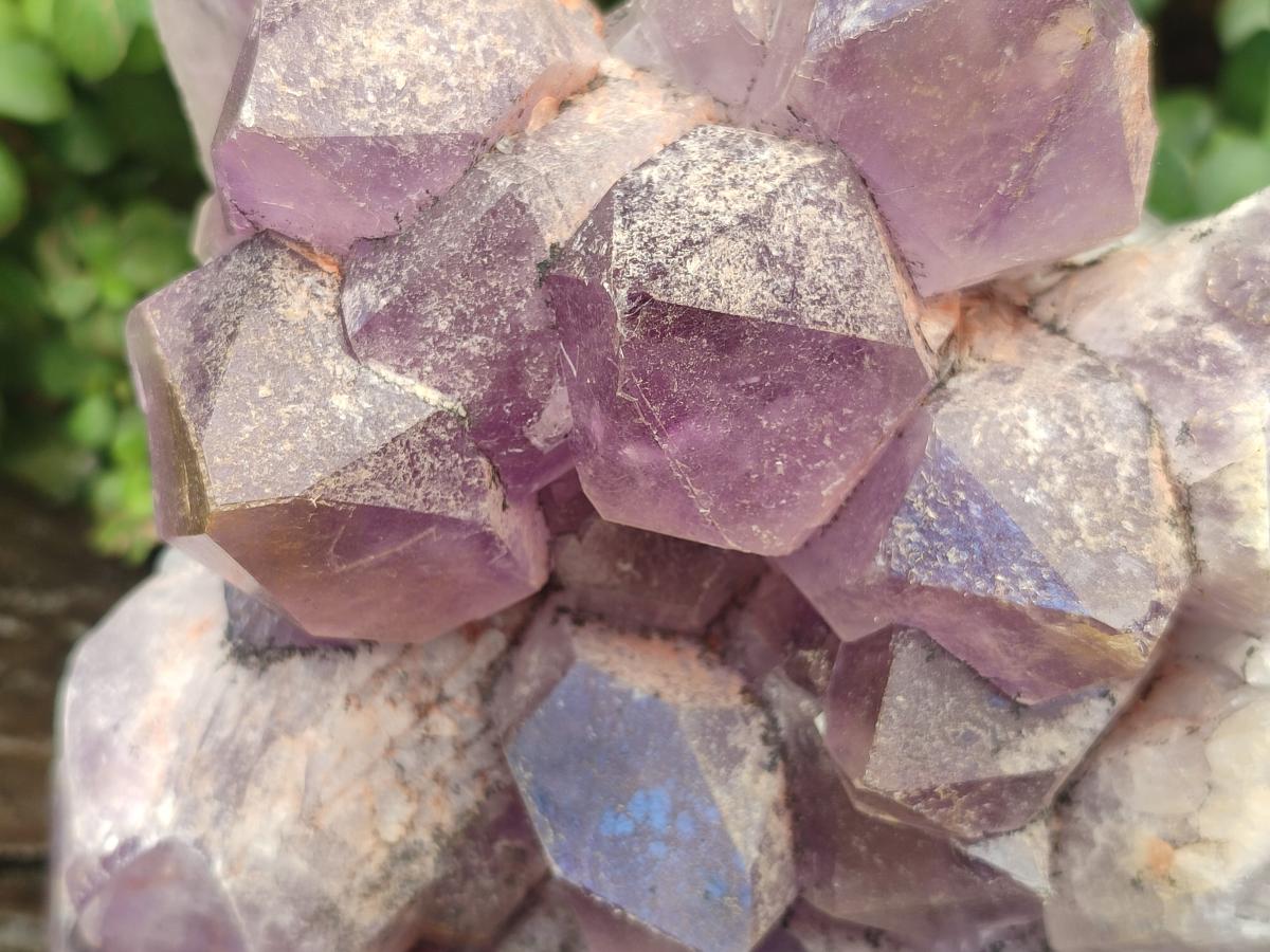 Natural Large Jacaranda Amethyst Crystal Cluster x 1 From Mumbwa, Zambia - Toprock Gemstones and Minerals 