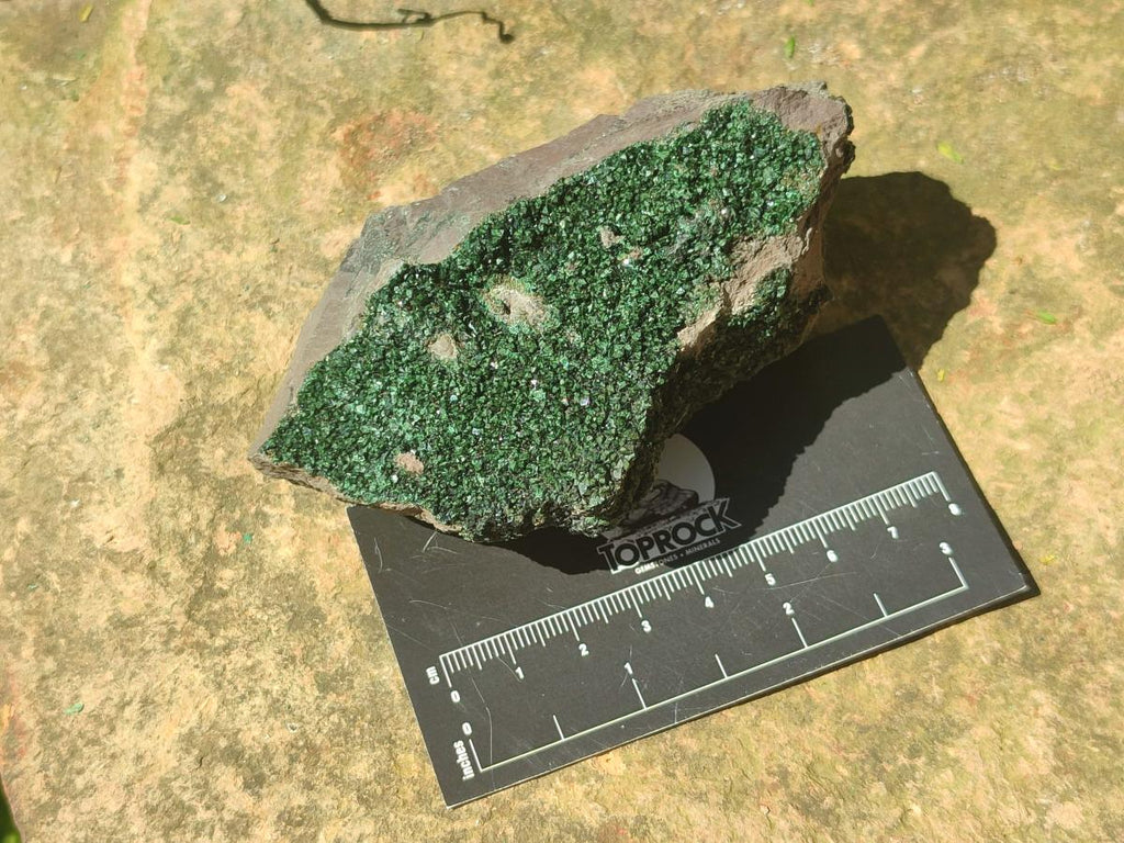 Natural Libethenite Crystals on Dolomite Matrix Specimens x 6 From Shituru, Congo - Toprock Gemstones and Minerals 