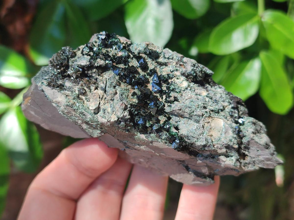 Natural Libethenite Crystals on Dolomite Matrix Specimens x 6 From Shituru, Congo - Toprock Gemstones and Minerals 