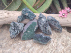 Natural Libethenite Crystals on Dolomite Matrix Specimens x 6 From Shituru, Congo - Toprock Gemstones and Minerals 