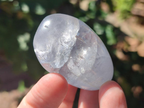 Polished Mini Blue Celestite Free Forms x 12 From Sakoany, Madagascar - Toprock Gemstones and Minerals 