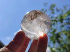 Polished Clear Quartz Crystal Balls x 2 From Madagascar - Toprock Gemstones and Minerals 