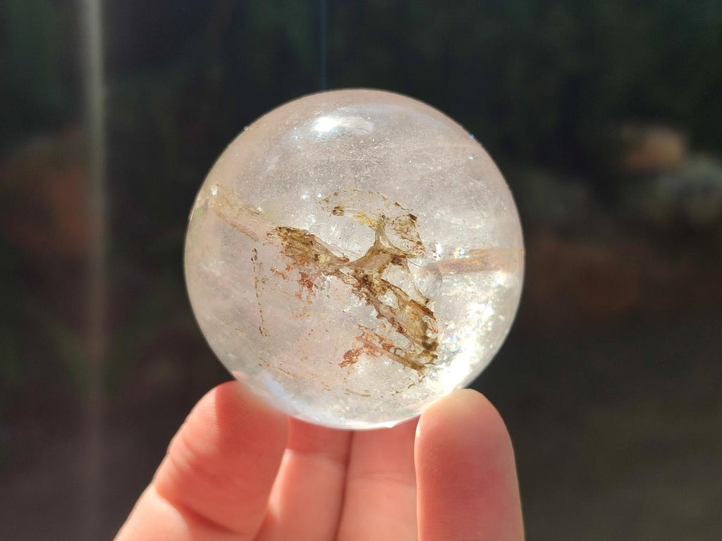 Polished Clear Quartz Crystal Balls x 2 From Madagascar - Toprock Gemstones and Minerals 
