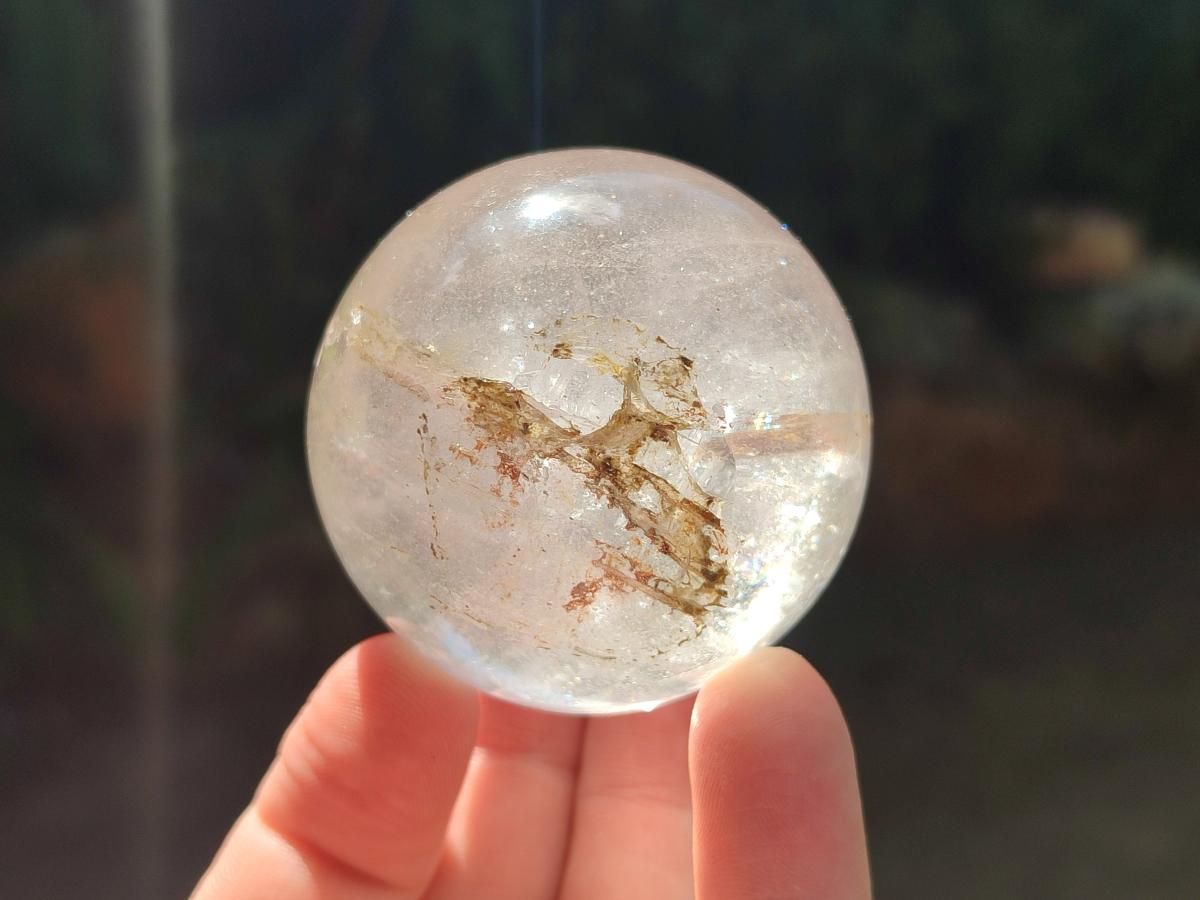 Polished Clear Quartz Crystal Balls x 2 From Madagascar - Toprock Gemstones and Minerals 