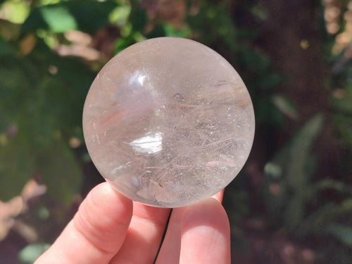 Polished Clear Quartz Crystal Balls x 2 From Madagascar - Toprock Gemstones and Minerals 