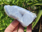 Natural Blue Lace Agate Geode and Cluster Specimens x 12 From Nsanje, Malawi - Toprock Gemstones and Minerals 