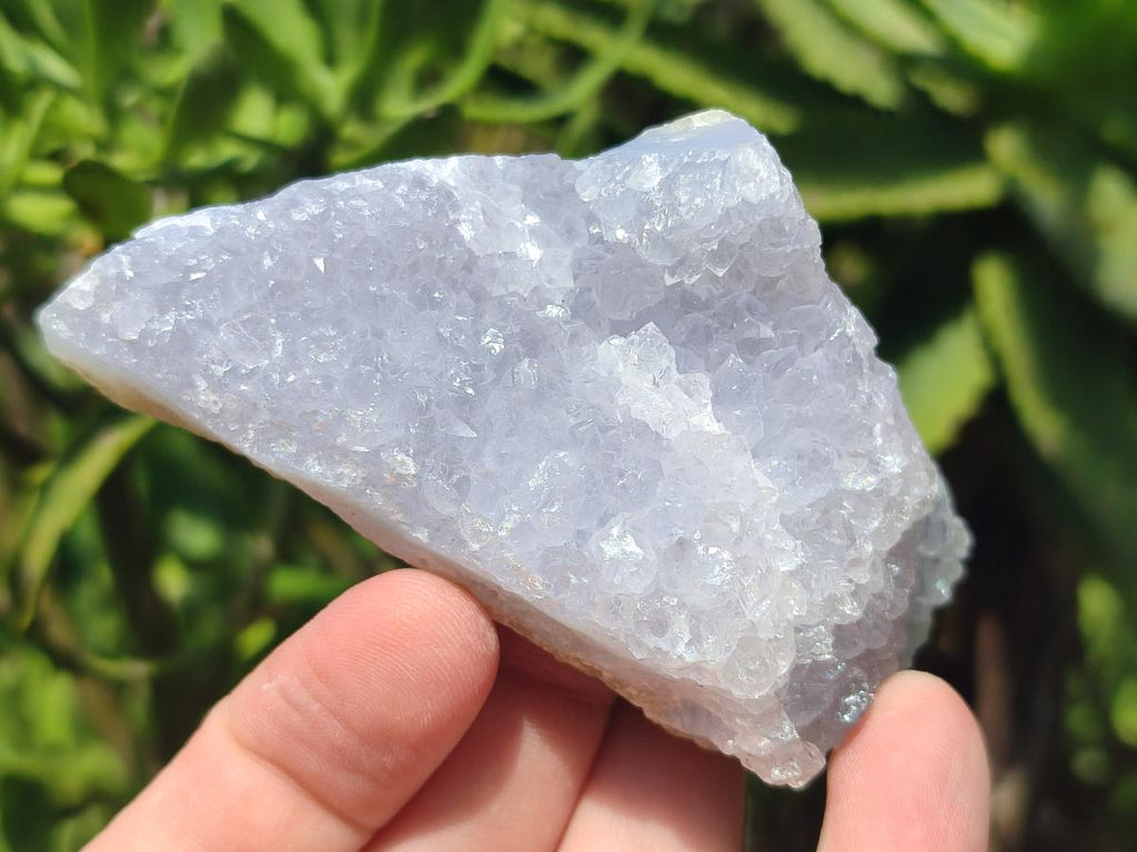 Natural Blue Lace Agate Geode and Cluster Specimens x 12 From Nsanje, Malawi - Toprock Gemstones and Minerals 