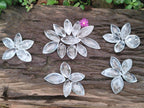 Polished Rock Crystal Quartz "Angel Tears" Free Forms x 70 From Madagascar - Toprock Gemstones and Minerals 