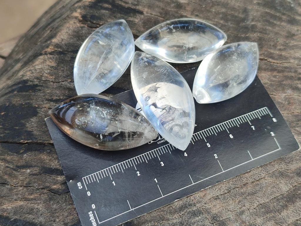 Polished Rock Crystal Quartz "Angel Tears" Free Forms x 70 From Madagascar - Toprock Gemstones and Minerals 