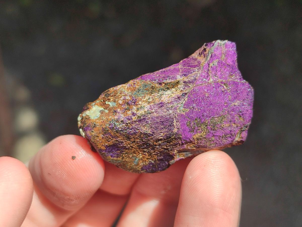 Natural Metallic Cobbed Purpurite Specimens x 70 From Erongo, Namibia - Toprock Gemstones and Minerals 
